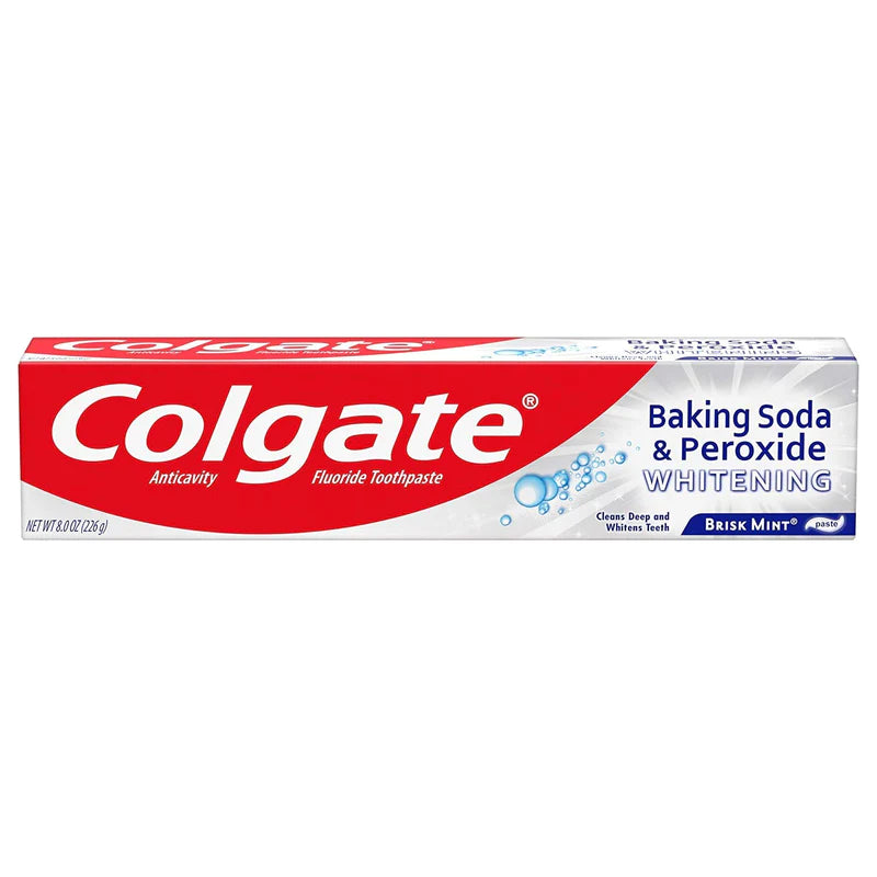 COLGATE TOOTHPASTE BAKING SODA PEROXIDE WHITENING 24/8oz