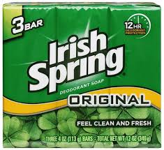 IRISH SPRING BAR SOAP ORIGINAL CLEAN 18/3PK 3.7oz