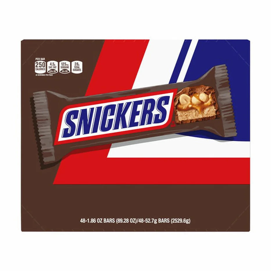 SNICKERS CHOCOLATE BULK CANDY 48ct
